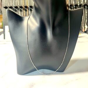 18” Sterling Silver Box Chain 1mm